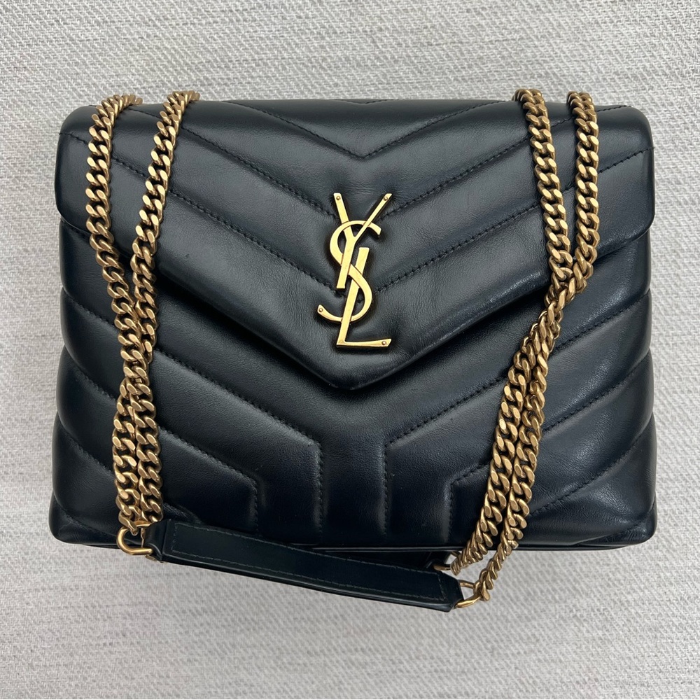 Yves Saint Laurent Small Loulou Leather Shoulder Bag